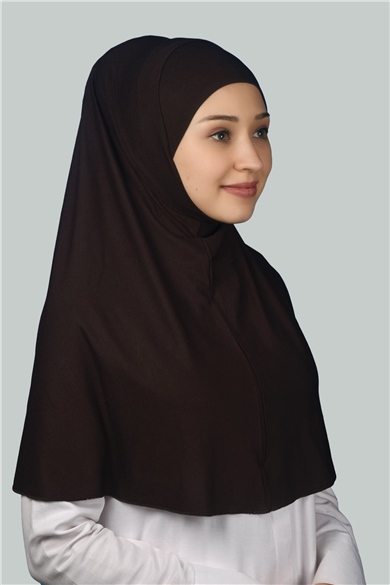 Turlu Hijap 2XL  - Two piece - Dark Brown