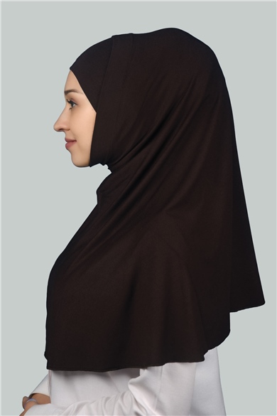 Turlu Hijap 2XL  - Two piece - Dark Brown