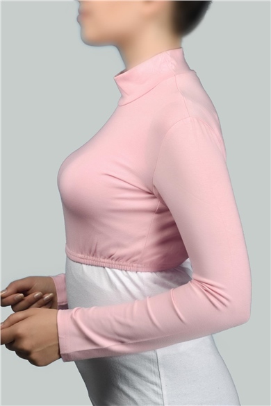 Long Sleeve Half Body - Light Pink